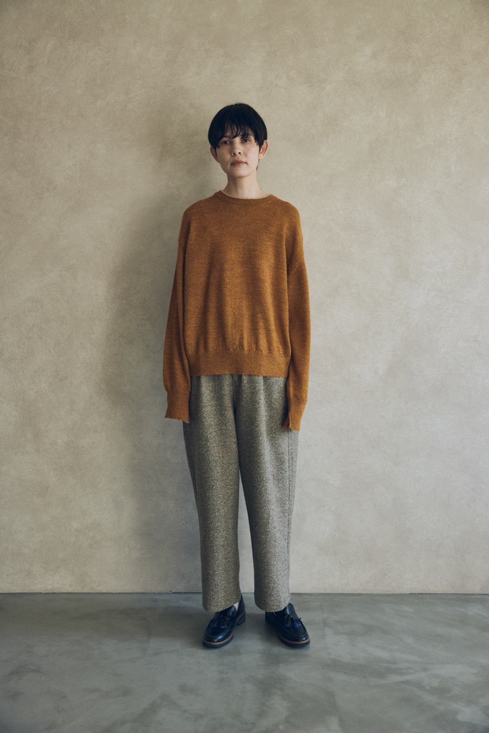 YARRA NEU ペルーアルパカニットプルオーバー NU-5542-406