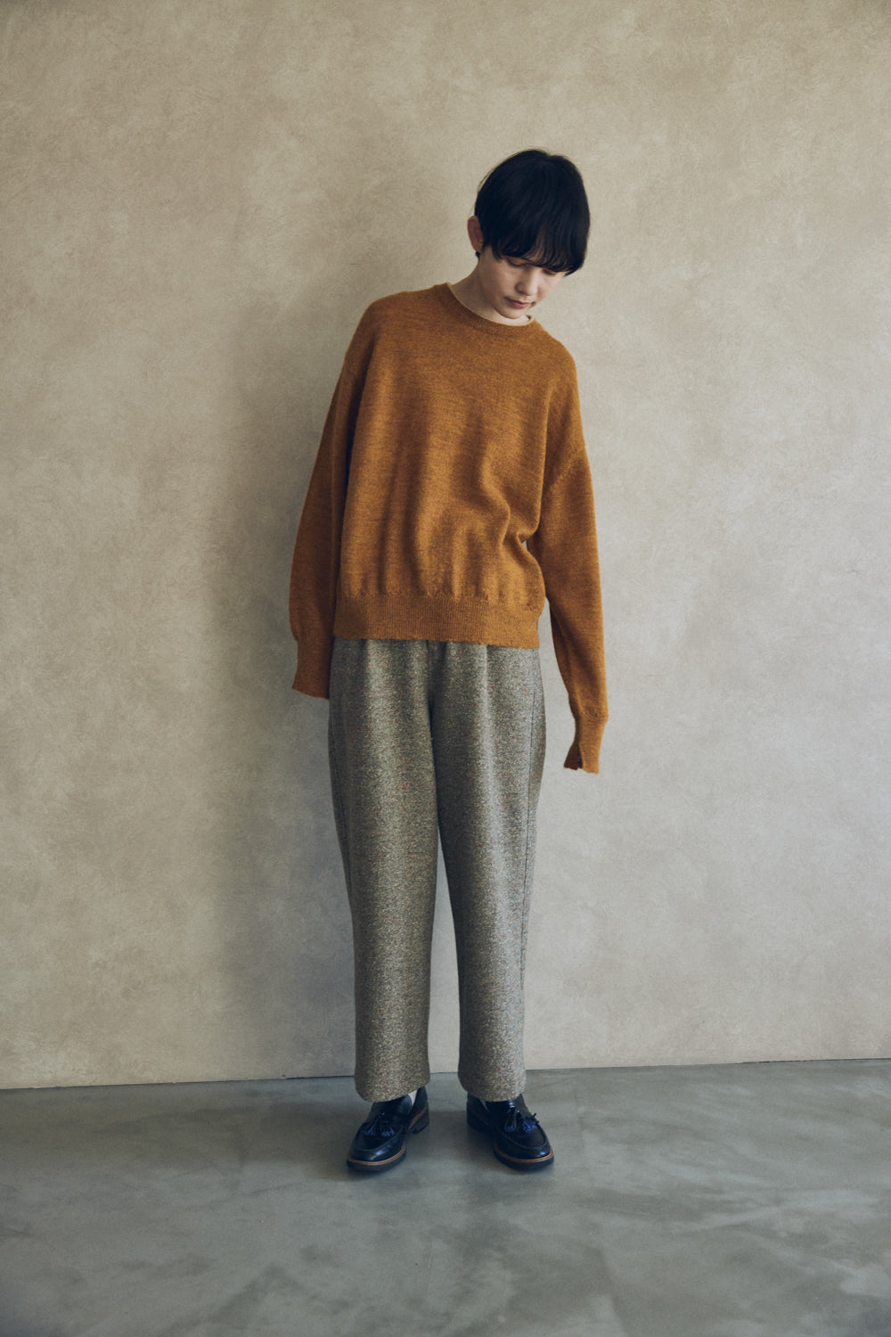 YARRA NEU ペルーアルパカニットプルオーバー NU-5542-406