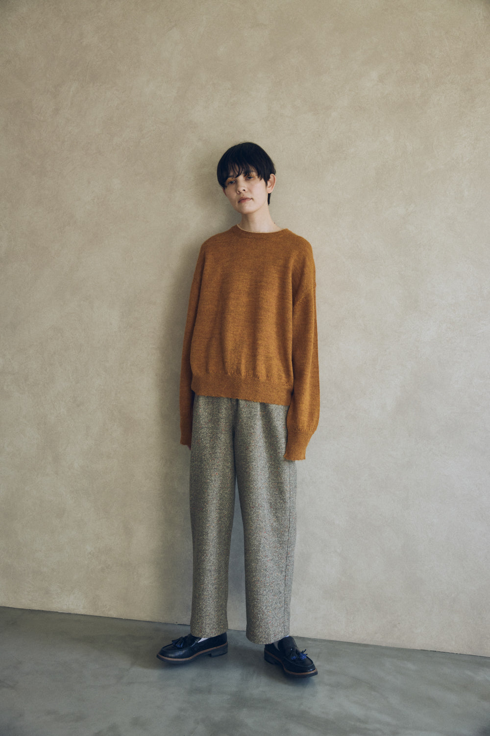 YARRA NEU ペルーアルパカニットプルオーバー NU-5542-406