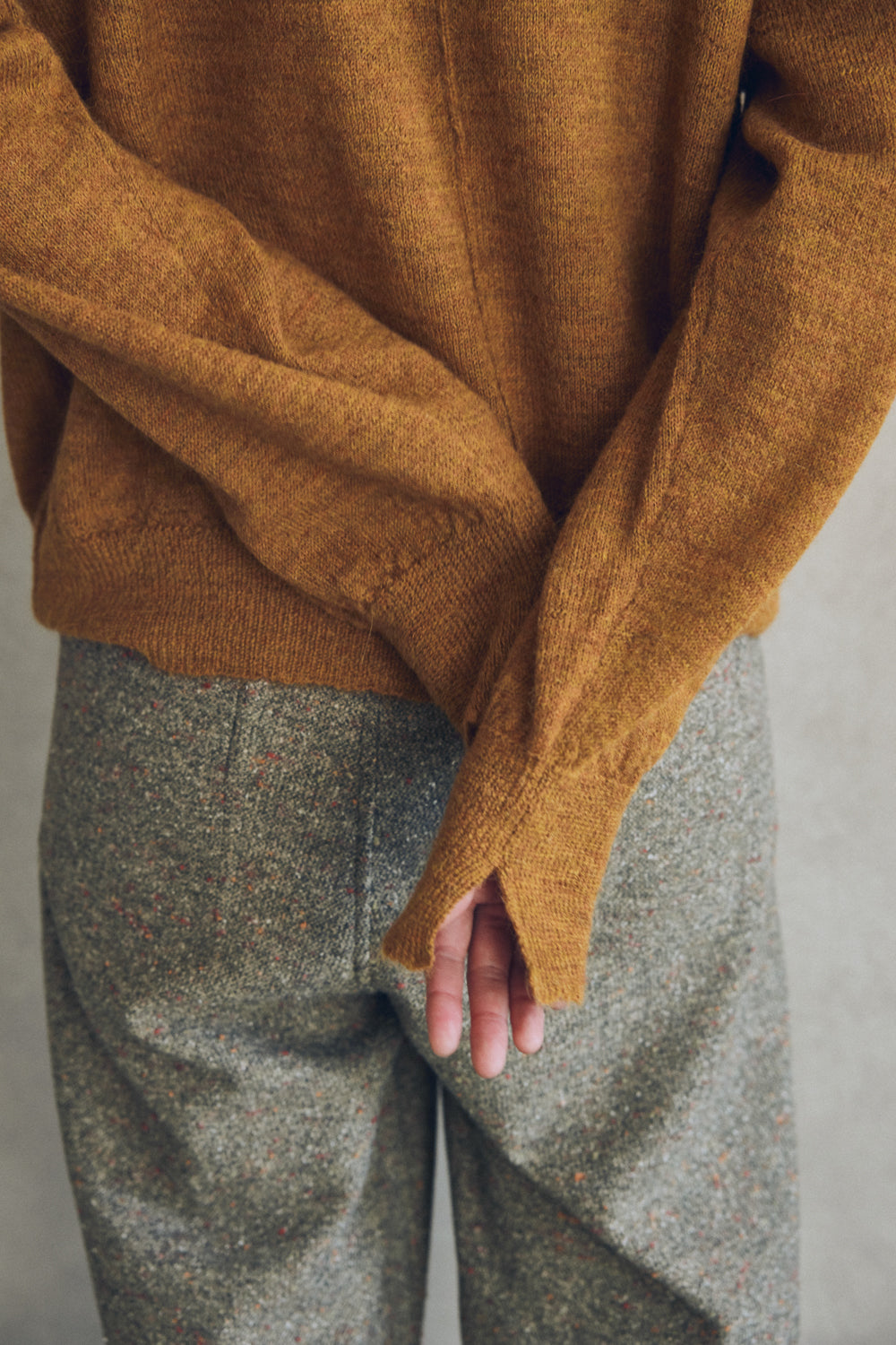 YARRA NEU　ペルーアルパカニットプルオーバー　NU-5542-406