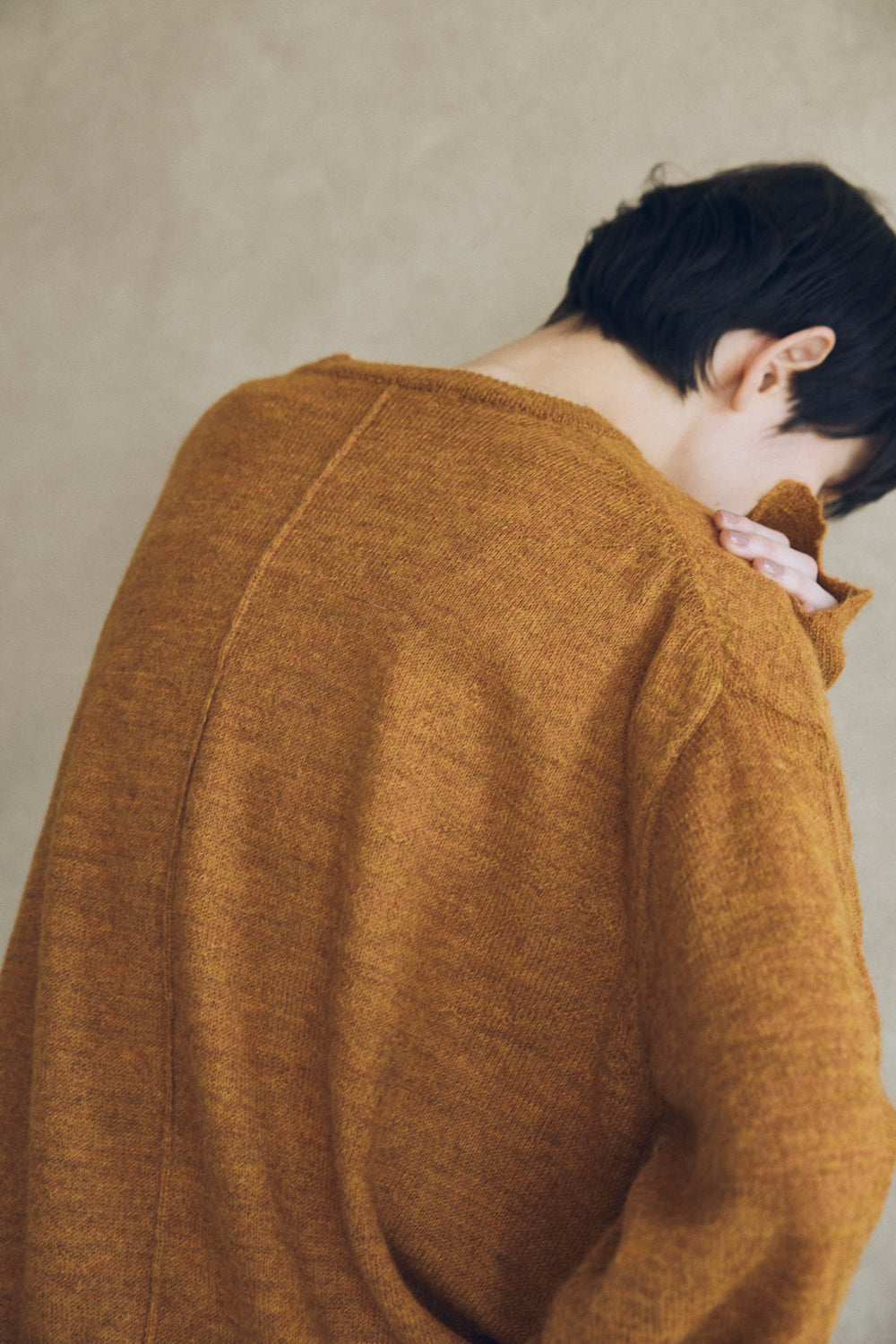 YARRA NEU　ペルーアルパカニットプルオーバー　NU-5542-406