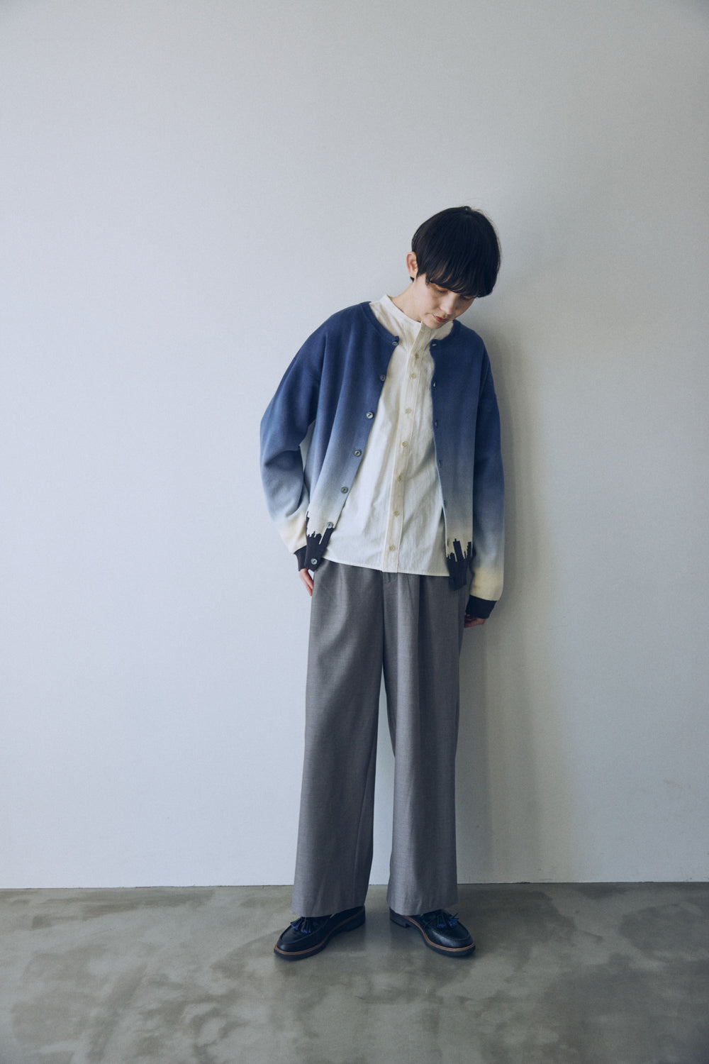 YARRA NEU　YOIYAMIコットンニットカーディガン　NU-5542-405