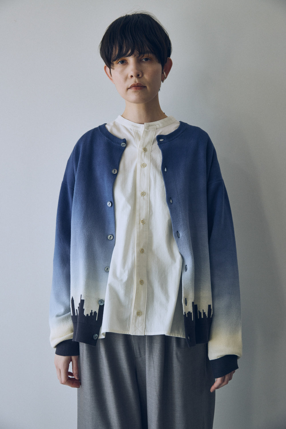 YARRA NEU YOIYAMIコットンニットカーディガン NU-5542-405